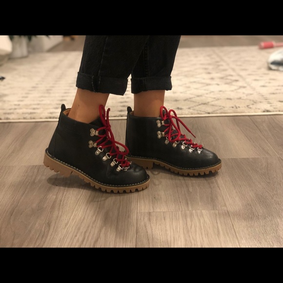 Leather hiker boots - Picture 3 of 6
